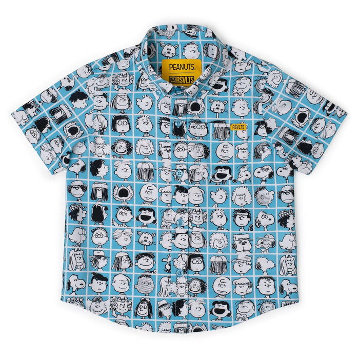 RSVLTS 2T Peanuts Preschool Short Sleeve Shirt Peanuts "The Peanut Gallery" – Preschooler KUNUFLEX Short Sleeve Shirt