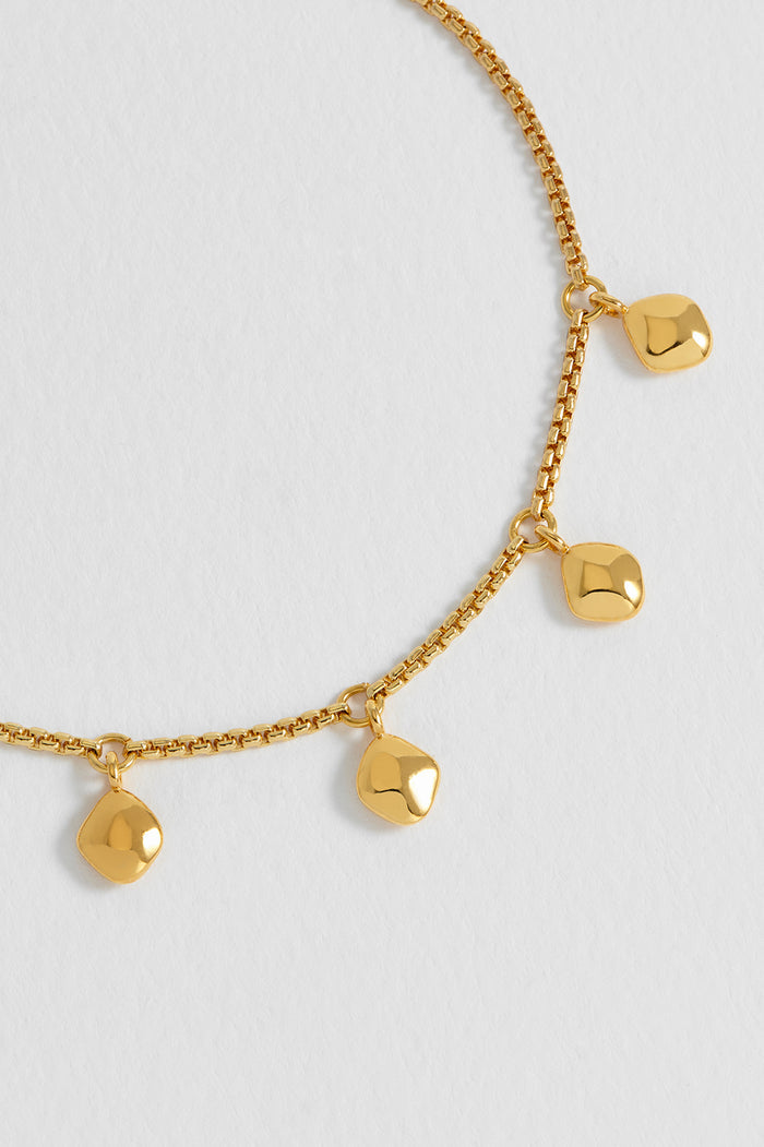Pebble Double Chain Bracelet