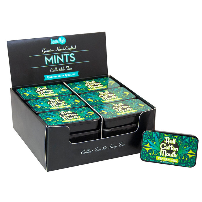 Peppermint Mints After Cotton Mouth .56oz Tins - 24ct