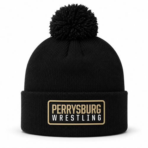 Perrysburg Patch Pom Beanie