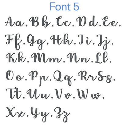font   5 / White