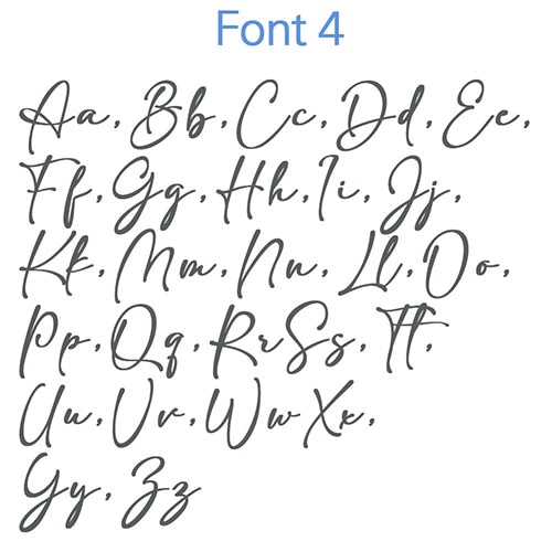 font   4 / White