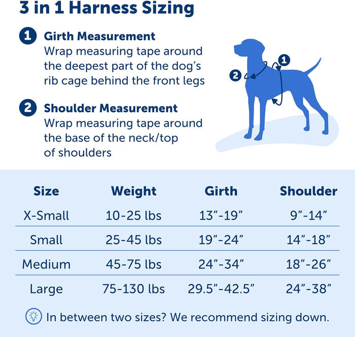 PetSafe 3in1 Dog Harness No Pull Solution For Dogs Plum Medium
