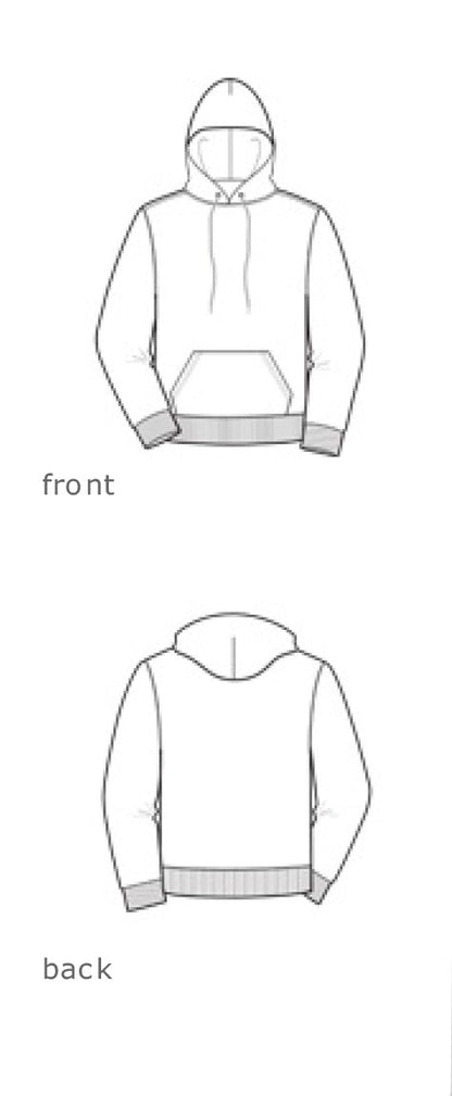 Phi Chi Theta Embroidered Hooded Sweatshirt - Chapter Name