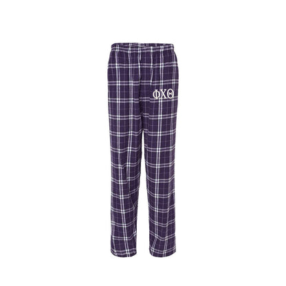 Phi Chi Theta Flannel Pants