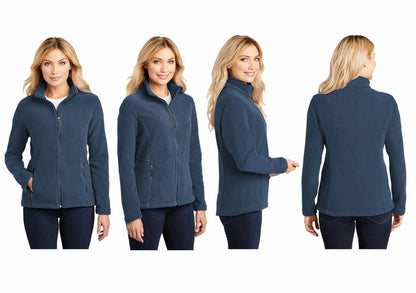 Phi Chi Theta Fleece Jacket - Chapter Name