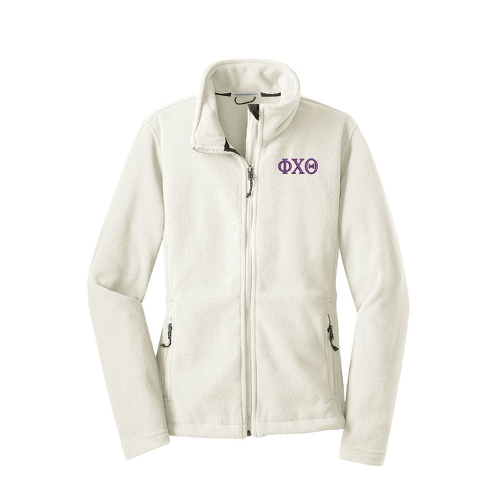 Phi Chi Theta Fleece Jacket - Ladies