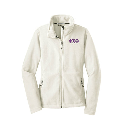 Phi Chi Theta Fleece Jacket - Ladies