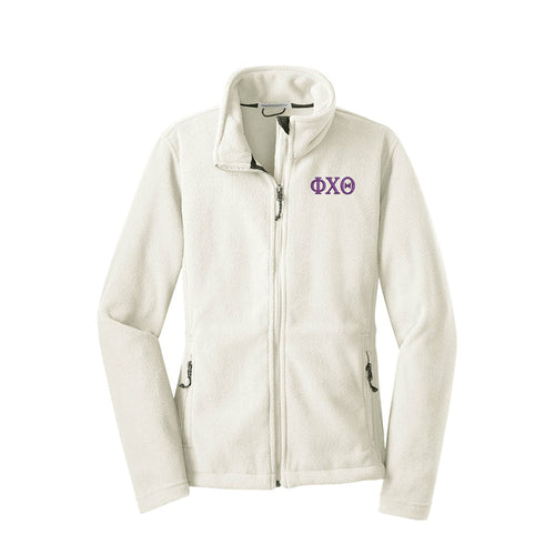 Phi Chi Theta Fleece Jacket - Ladies