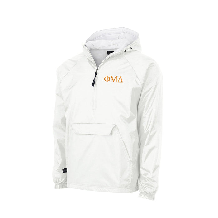 Phi Mu Delta Flannel Lined Windbreaker - Letters