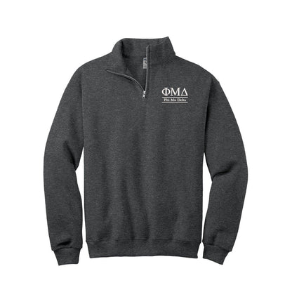 Phi Mu Delta Quarter Zip Pullover Sweatshirt