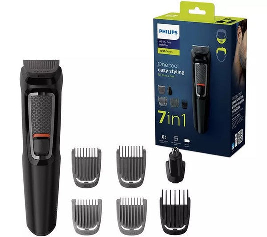 Philips Series 3000 7-in-1  Beard & Hair Multi Grooming Kit - Black | MG3720/33