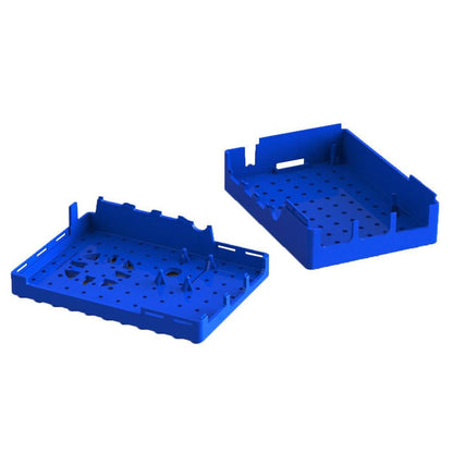 Pi-Blox Case for Raspberry Pi 4 - Blue [Discontinued] by The Pi Hut - The Pi Hut