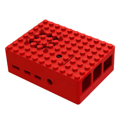 Pi-Blox Case for Raspberry Pi 4 - Red [Discontinued] by The Pi Hut - The Pi Hut