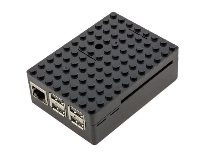 Pi-BLOX Pi3 Case - Black [Discontinued] by Multicomp - The Pi Hut