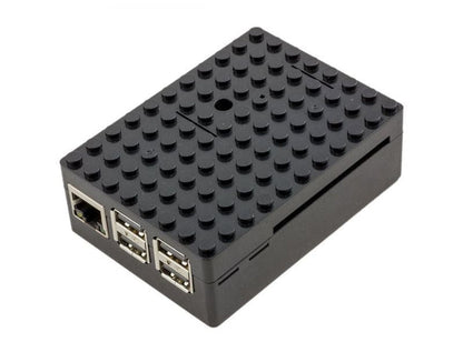 Pi-BLOX Pi3 Case - Black [Discontinued] by Multicomp - The Pi Hut