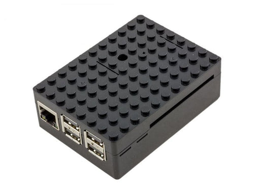 Pi-BLOX Pi3 Case - Black [Discontinued] by Multicomp - The Pi Hut