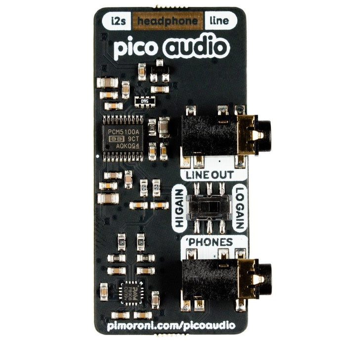 Pico Audio Pack (Line-Out and Headphone Amp) by Pimoroni - The Pi Hut