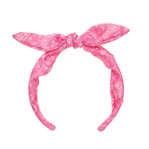 Pink Bandana Headband