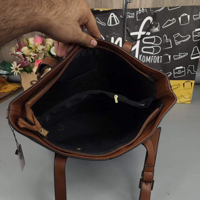 Pink Brown Shoulder Bag - Maha fashions -  Handbags & Wallets