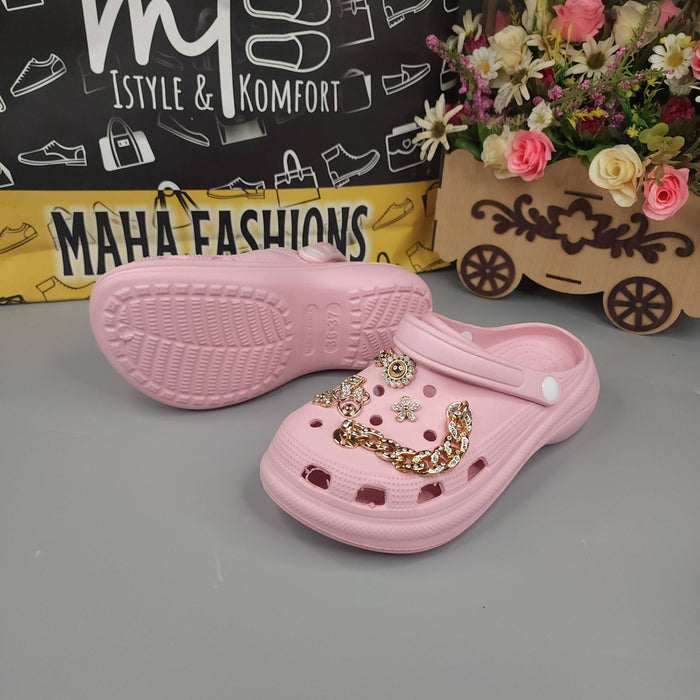 Pink Casual Slipper Sandal - Maha fashions -  Women Footwear