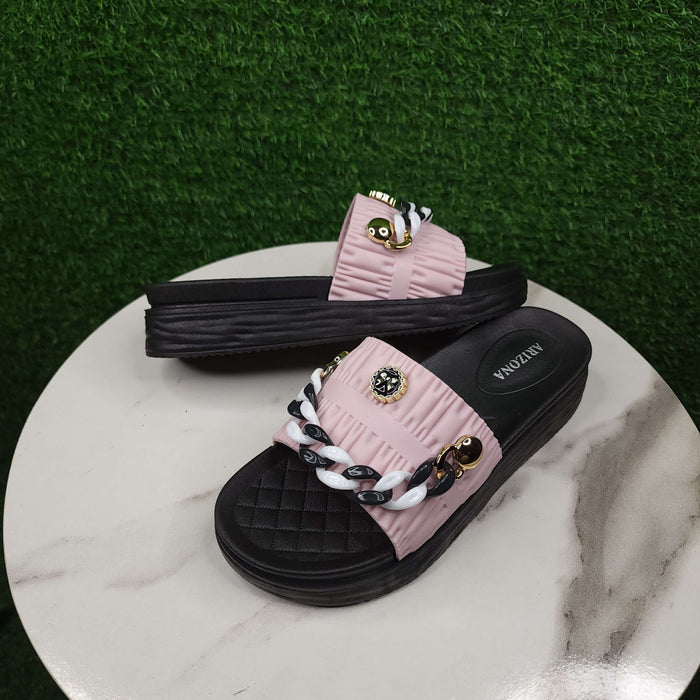 SJ-314 pink - Maha fashions -  Women Footwear