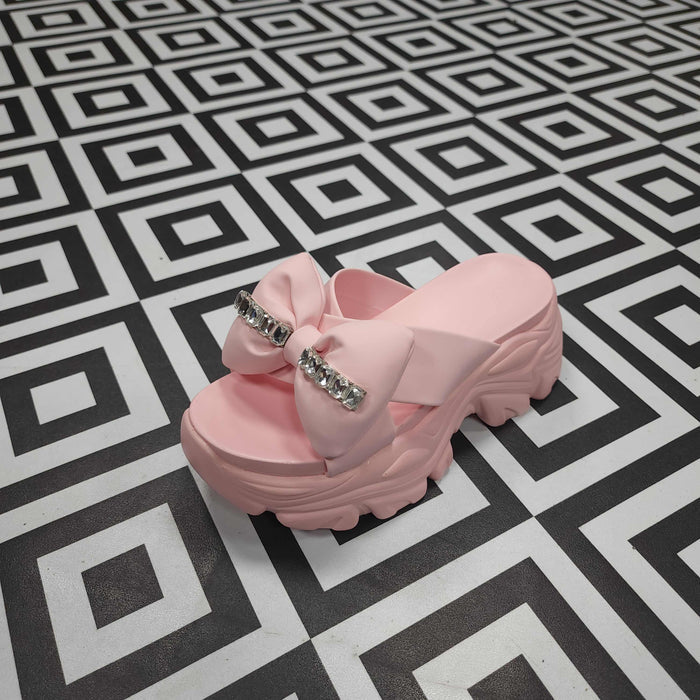 Pink Platform Sandals - Maha fashions -  Women Footwear