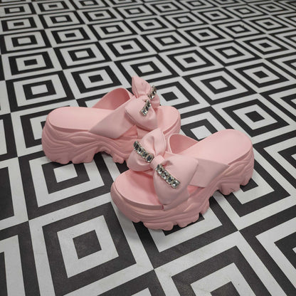 Pink Platform Sandals - Maha fashions -  Women Footwear
