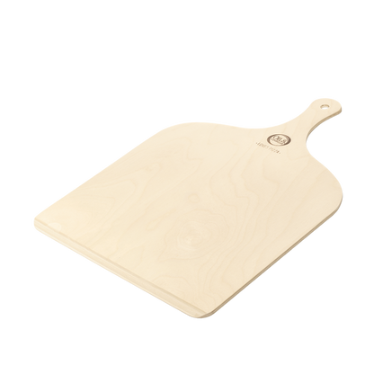 Branded wooden pizza peel