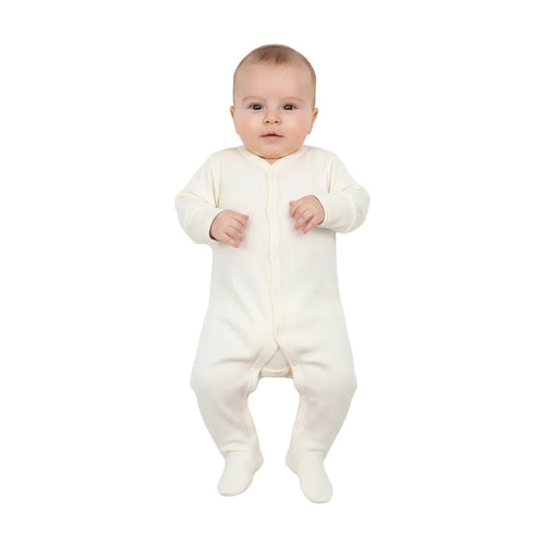 Plain Cream Sleep Suit (6-9 Months) SS4661-C