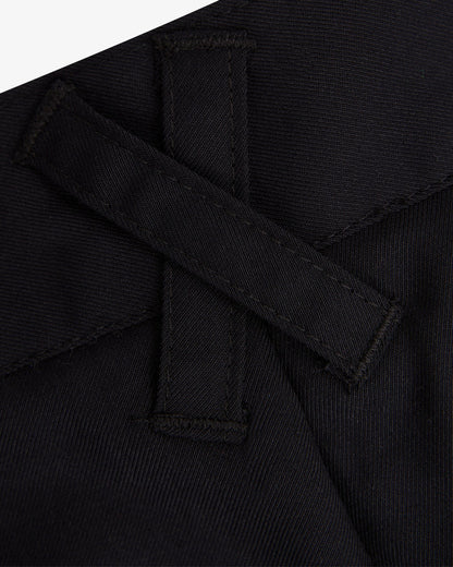 Pleated Suit Pant - Black