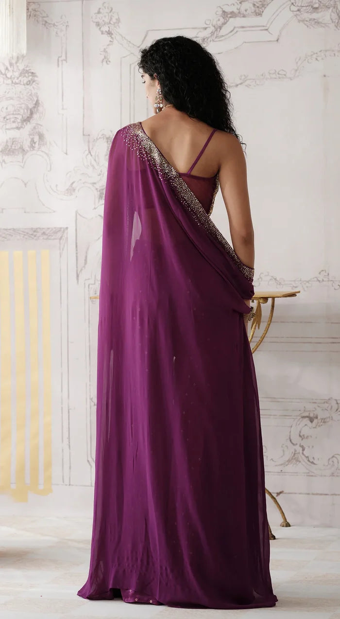 Plum Cape Set