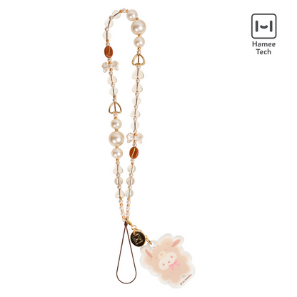 Pochacco Latte Bear Beaded Charm Mobile Phone Wrist Strap Accessory Hamee.com - Hamee US