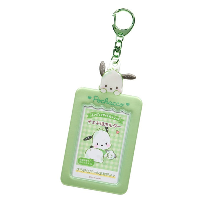Pochacco Mascot Photo Holder Charm Accessory Japan Original