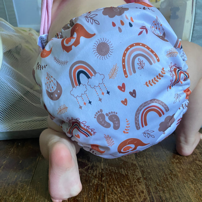 POCKET DIAPER 3.0 WITH INSERTS - 6 PACK(A-Animals' Love)