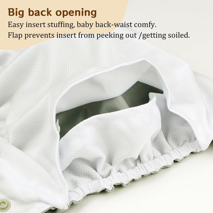 POCKET DIAPER 3.0 WITH INSERTS - 6 PACK(A-Animals' Love)