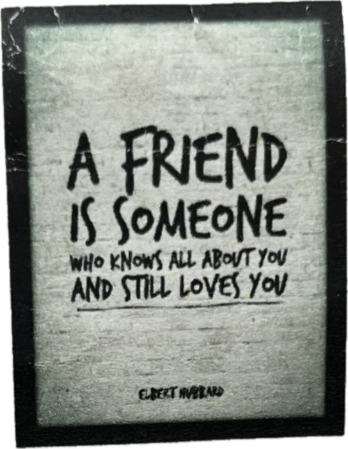 Poster Hub A Friend Elbert Hubbard Famous Quotes Art Decor