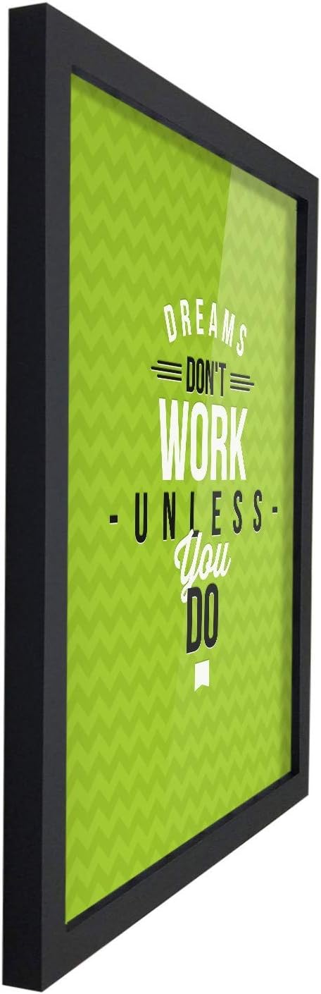 Poster Hub Dreams Dont Work Colour Motivation Art Decor