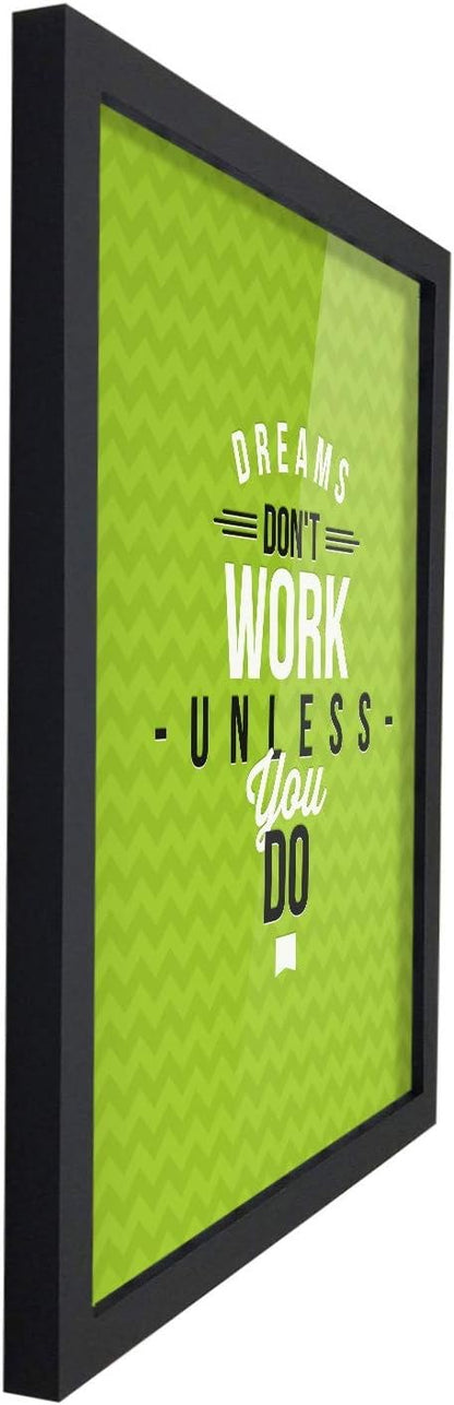 Poster Hub Dreams Dont Work Colour Motivation Art Decor