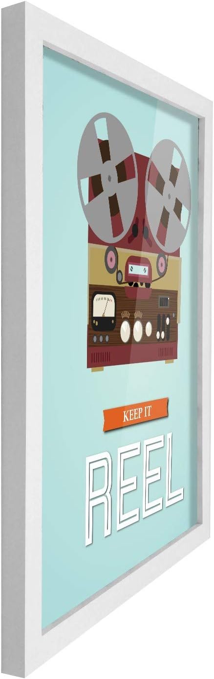 Poster Hub Keep It Reel Motivational Art Decor