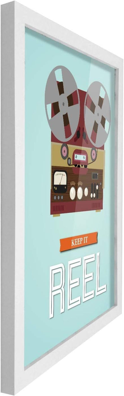 Poster Hub Keep It Reel Motivational Art Decor