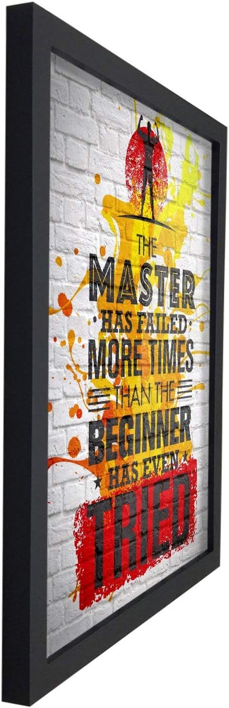 Poster Hub The Master Has Splash Motivational Art Decor