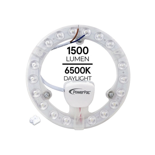 PowerPac LED Ceiling Lamp, Ceiling Light, Round Light 18 Watts Day light (PPC180)