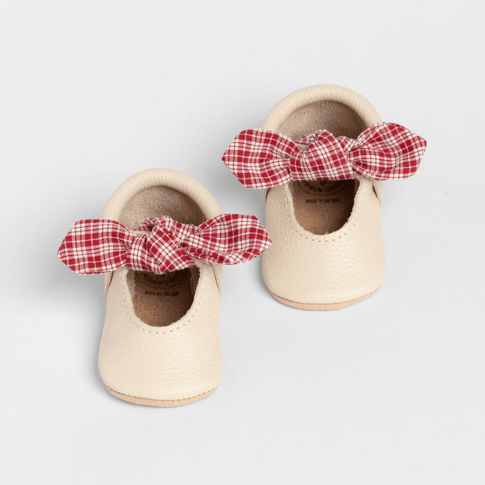 Prairie Girl Knotted Bow Baby Shoe Knotted Bow Mocc Soft Sole