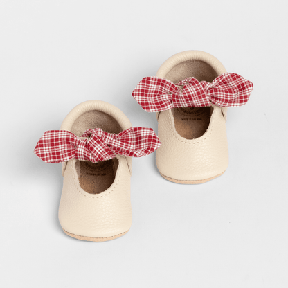 Prairie Girl Knotted Bow Baby Shoe Knotted Bow Mocc Soft Sole