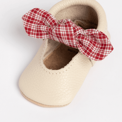 Prairie Girl Knotted Bow Baby Shoe Knotted Bow Mocc Soft Sole