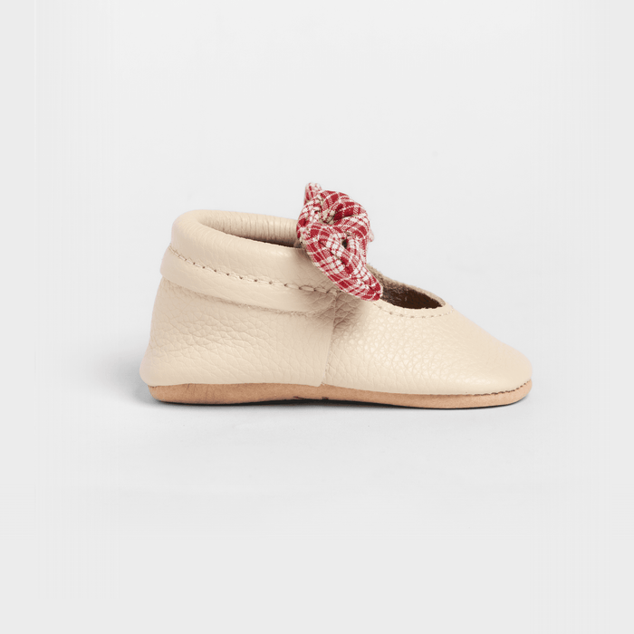 Prairie Girl Knotted Bow Baby Shoe Knotted Bow Mocc Soft Sole
