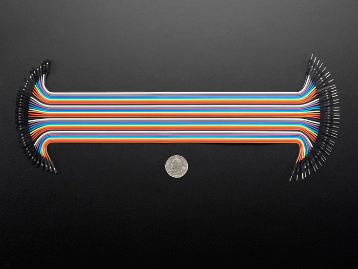 Premium Female/Male 'Extension' Jumper Wires - 40 x 12" (300mm) by The Pi Hut - The Pi Hut