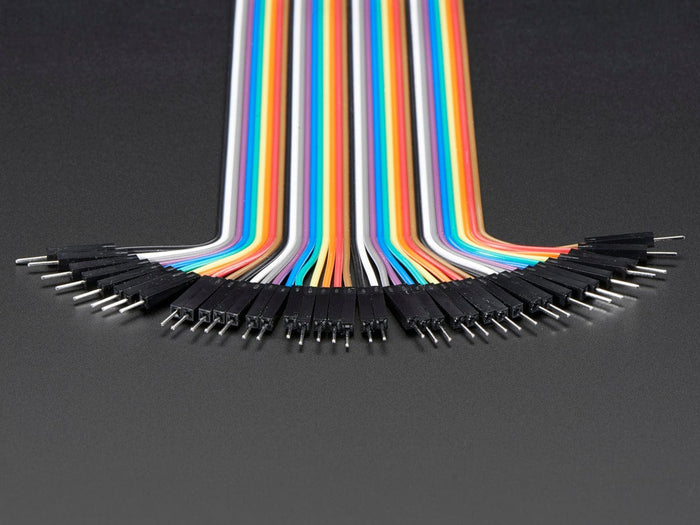 Premium Female/Male 'Extension' Jumper Wires - 40 x 6" (150mm) by The Pi Hut - The Pi Hut