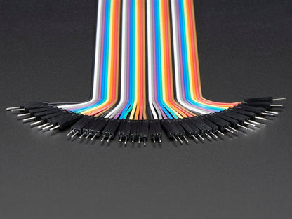 Premium Female/Male 'Extension' Jumper Wires - 40 x 6" (150mm) by The Pi Hut - The Pi Hut